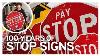 100 Years Of Stop Signs Ultimate Street Sign Collection Wall History U0026 Evolution