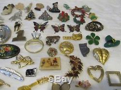108 Pc Vtg Brooch Lotsignedmicro Mosaic Florenza Kramer Polcini Tara Napier