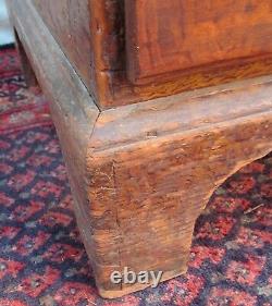 18th C Chippendale Period Antique Blanket Box / Chest Rhode Island Signed