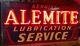 1930's Vintage Original Alemite Porcelain Neon Sign Gas Oil Mobil Shell Gulf Wow