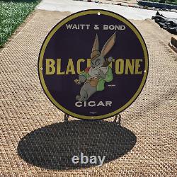 1943 Vintage Blackstone Cigar Waitt & Bond Porcelain Enamel SignAMERICANA AUT