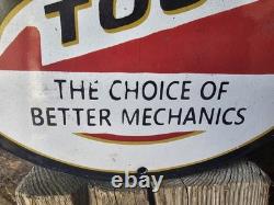 1950'S Collectible Vintage Snap-On Tools Porcelain Sign A Must-have Really Nice