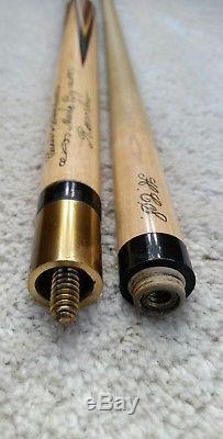 1960's Herman Rambow Signed Pool Cue, Vintage / Antique Brunswick ...
