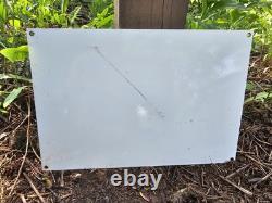 1960's Vintage Armstrong Tires Porcelain Dealership Sign 12 X 8