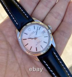 1968 Vintage Tudor Prince Oysterdate Watch Automatic SERVICED 34mm Rolex Signed