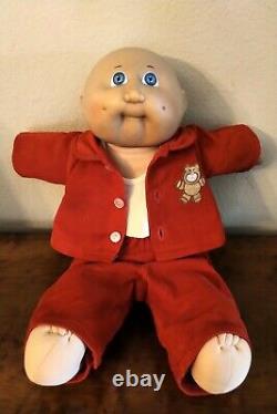 1978/ 1982 HAND SIGNED By XAVIER ROBERTS CABBAGE PATCH KID DOLL BALD BLUE EYED