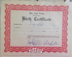1978 Signed B-Red Xavier Roberts Vintage Little People Pre Cabbage Patch Kids