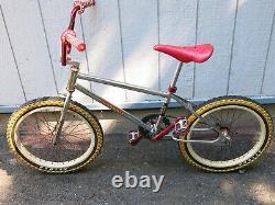 1983 Mongoose BMX Bike Vintage with ACS Z Wheels signed by MIKE BUFF