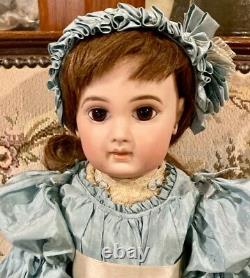 19 Antique E8J C1884 Bisque Bebe by Emile Jumeau Doll withOriginal Signed Body