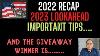 2022 Recap 2023 Lookahead And A Giveaway Winner