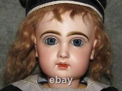 22 Tete JumeauClosed MouthBlue Pwt EyesSigned Head & BodyFrench Bisque Doll