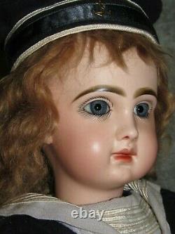 22 Tete JumeauClosed MouthBlue Pwt EyesSigned Head & BodyFrench Bisque Doll