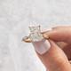 2.5 Carat Radiant Cut Igi Certified Lab Grown Diamonds Engagement Ring For Women