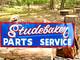36 Hand Painted Vintage Metal Studebaker Parts Service Gas Oil Dealership Sign