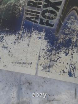 5'. 6 X 4' VINTAGE Plastic Foxwoods GULF ADVERTISING SIGN ROUGH SHAPE