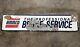 Ammco Professional Brake Service Vtg Sign Gas Station Repair Shop 34x7.5