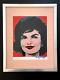 Andy Warhol Jackie Kennedy Signed Vintage Print Matted And Framed