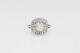 Antique 1940 Signed Azuse $15k 4ct Old Euro Vs I Diamond Platinum Ballerina Ring