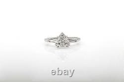 Antique 1950s Signed $6000 1.30ct Trillion Cut Diamond Platinum Wedding Ring