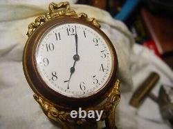 Antique Original Signed Junghans Diana Swinger Mystery Clock Rare