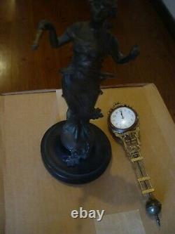 Antique Original Signed Junghans Diana Swinger Mystery Clock Rare