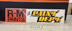 Antique R&M Paint Dept Sign