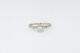 Antique Signed 1940s. 50ct Emerald Cut Vs D Diamond 14k White Gold Wedding Ring