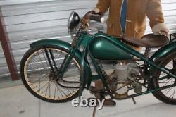 Antique Vintage 1940's Simplex Servi Cycle Motorcycle For Restoration Or Parts