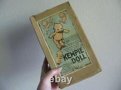 Antique Vintage O'neill Kewpie Bisque Doll Box Signed In Ink! 8 8 1/4