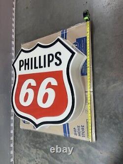 Antique Vintage Old Style Gas Phillips 66 Service Station 3FT Sign