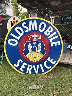 Antique Vintage Old Style Oldsmobile Service Sign 40