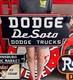 Antique Vintage Old Style Sign Dodge Desoto Truck 36x18 Not Porcelain Made Usa