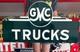 Antique Vintage Old Style Sign Gmc Trucks 44x23 Not Porcelain Made Usa