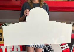 Antique Vintage Old Style Sign GMC Trucks 44x23 NOT Porcelain Made USA