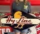 Antique Vintage Old Style Sign Hy Line Chicken Feed 35x18 Not Porcelain Made Usa