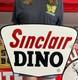 Antique Vintage Old Style Sign Sinclair Dino 24x18 Not Porcelain Made Usa
