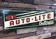 Antique Vintage Style Auto Lite Batteries Sign! Last Chance! Discontinues 6/9/19