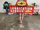 Antique Vintage Style Sign Pennzoil Lubricaiton Not Porcelain Made In Usa