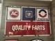Antique Style Vintage Look Gm Pontiac Dealer Service Ac Delco Parts Sign