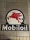 Antique Style Vintage Look Mobiloil Pegasus Dealer Sales Service Lollipop Sign