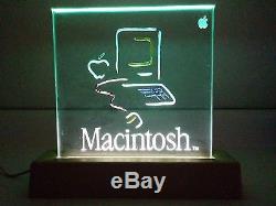 Apple Macintosh Picasso Dealer Lighted Sign Vintage 1984 ++ FREE SHIP