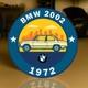 Bmw 2002 1972 Classic Vintage Heavy Metal Sign (xl 19.7 / 50 Cm)