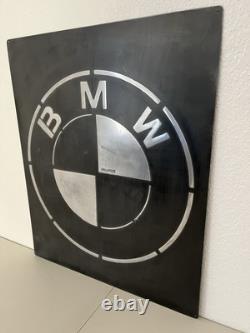 BMW Vintage Garage Metal Sign 20x24 Handmade Cast Aluminum Relief BMW Vintage Garage Metal Sign 20x24 Handmade Cast Aluminum Relief