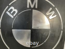 BMW Vintage Garage Metal Sign 20x24 Handmade Cast Aluminum Relief