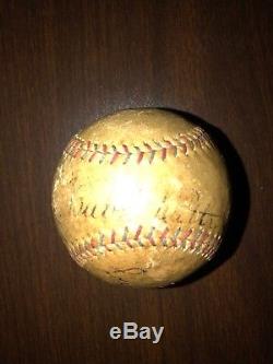 Babe Ruth Lou gehrig Signed Autographed Baseball Ball Hof Yankees Vintage yanks