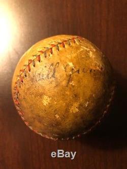 Babe Ruth Lou gehrig Signed Autographed Baseball Ball Hof Yankees Vintage yanks