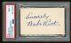 Babe Ruth Signed 3 1/2 X 2 Cut Psa/dna Mint 9 Vintage Fountain Pen Autograph