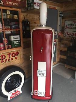 Bennett 966 Gas Pump 50's Vintage With Sinclair Power X Globe /Signs Not Tokheim