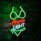 Bikini Coors Light Vintage Artwork Neon Sign Beer Drink Bar Room Wall Decor