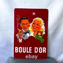Boule d'Or Vintage Cigarette Advertising Metal Sign 60 × 40 cm (23.6 × 15.7)